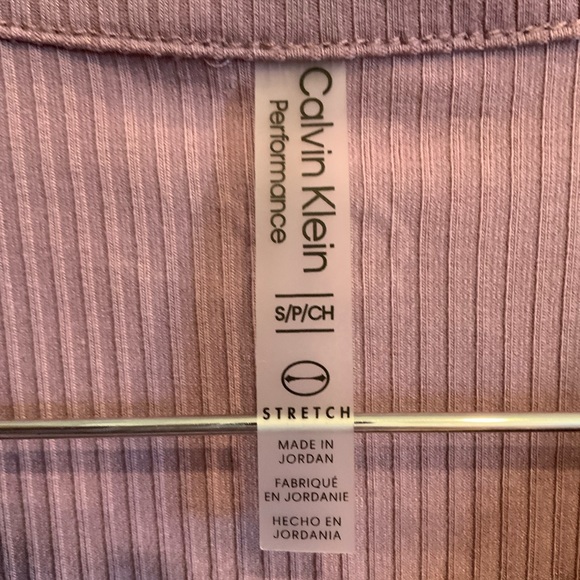 CALVIN KLEIN Performance Crop Top Sz Sm - Picture 6 of 7